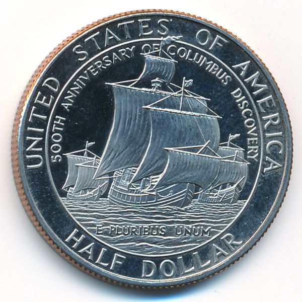 США, 1/2 доллара (1992 г.)