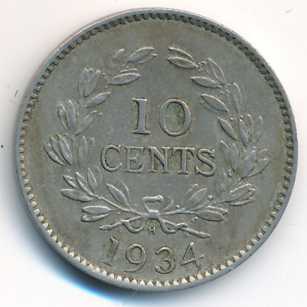 Саравак, 10 центов (1934 г.)