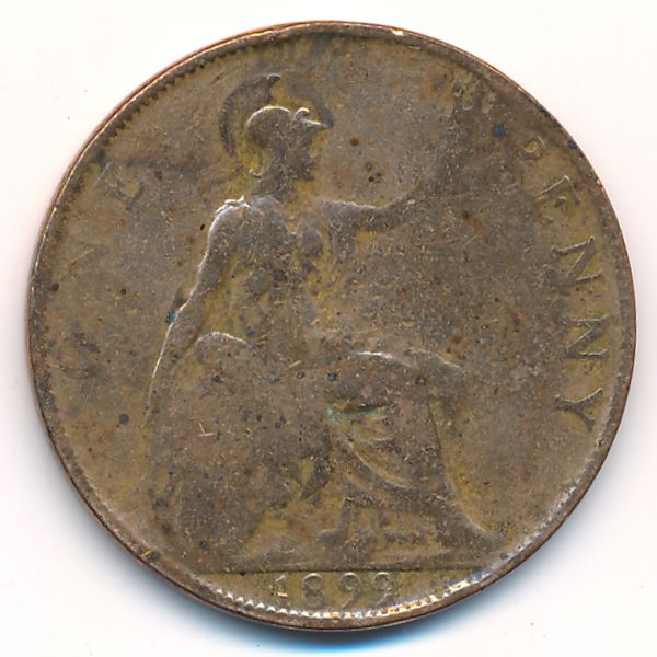 Великобритания, 1 пенни (1899 г.)