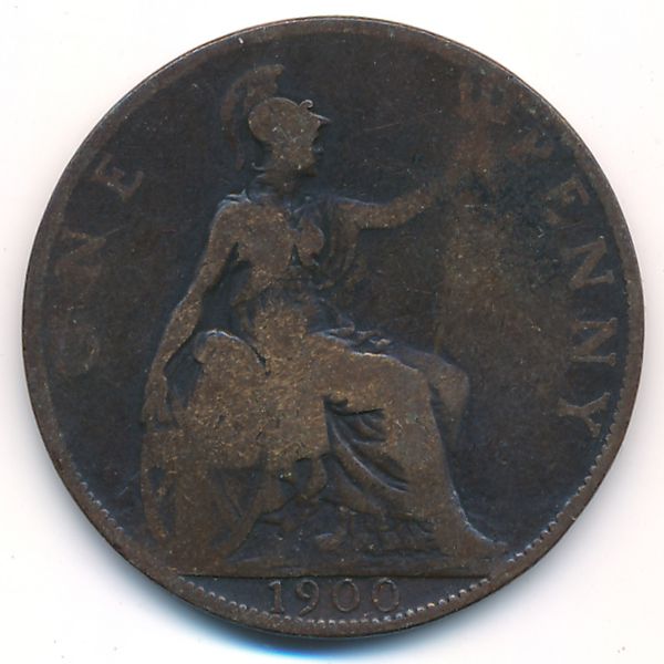 Великобритания, 1 пенни (1900 г.)