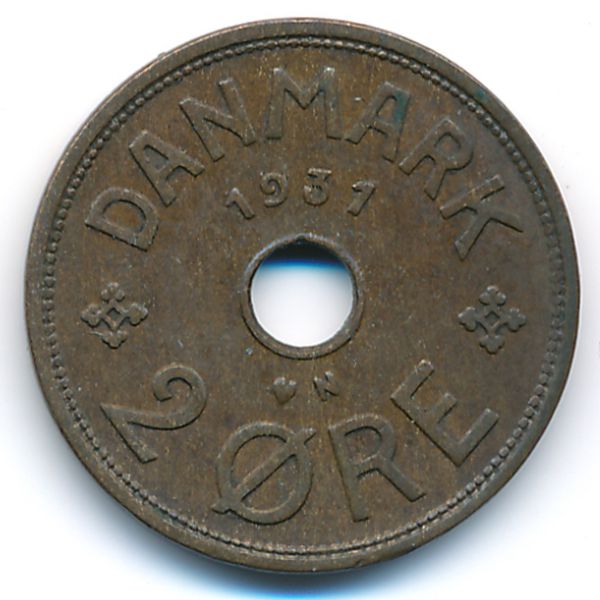 Дания, 2 эре (1937 г.)