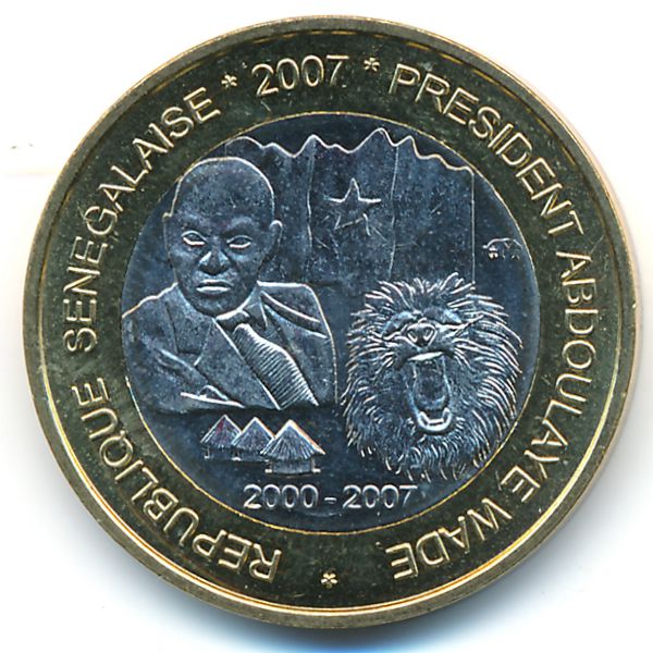 Сенегал., 6000 франков КФА (2007 г.)