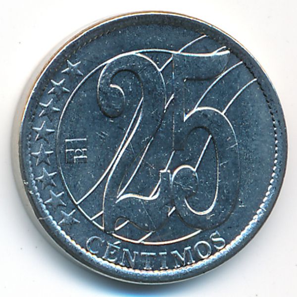 Венесуэла, 25 сентимо (2007 г.)