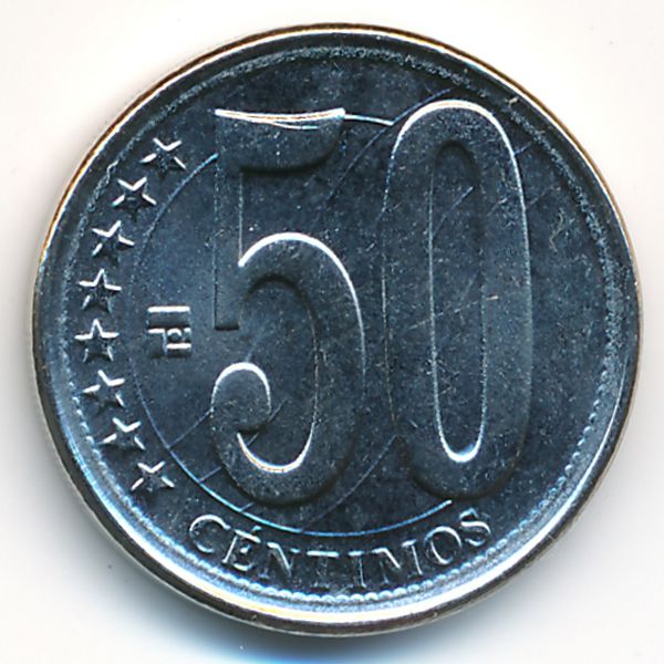 Венесуэла, 50 сентимо (2012 г.)