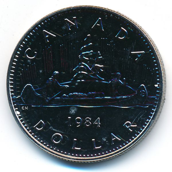 Канада, 1 доллар (1984 г.)