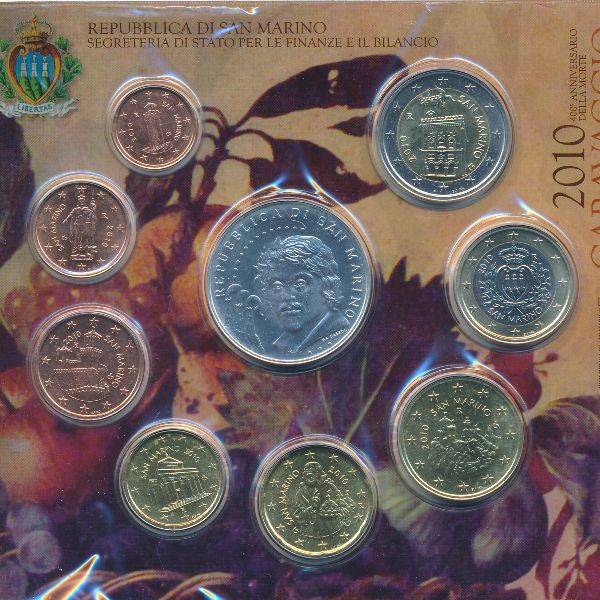 Сан-Марино, Набор монет (2010 г.)
