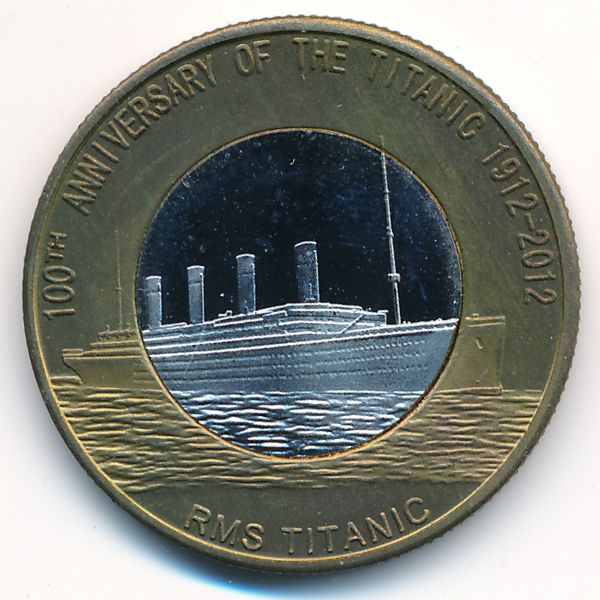 Редонда., 2 доллара (2012 г.)