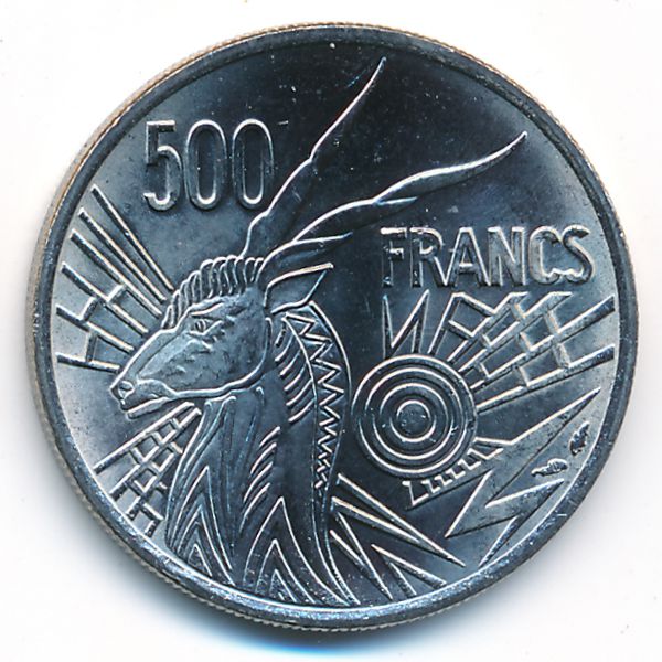 Центральная Африка, 500 франков (1976 г.)
