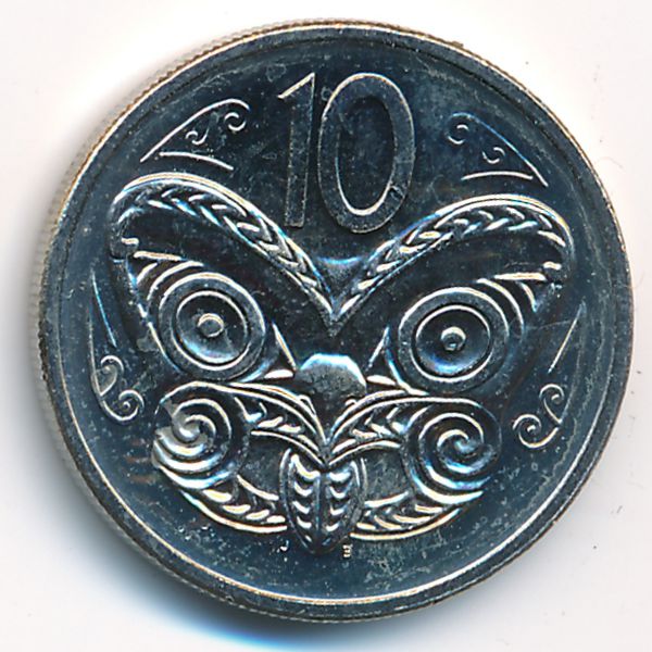 Новая Зеландия, 10 центов (1980 г.)