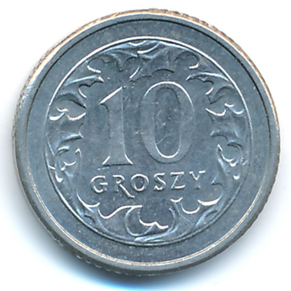 Польша, 10 грошей (1992 г.)