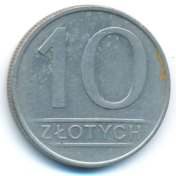 Польша, 10 злотых (1985 г.)