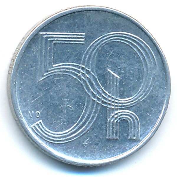 Чехия, 50 гелеров (1993 г.)
