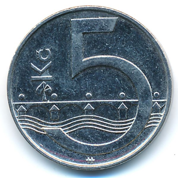 Чехия, 5 крон (2008 г.)
