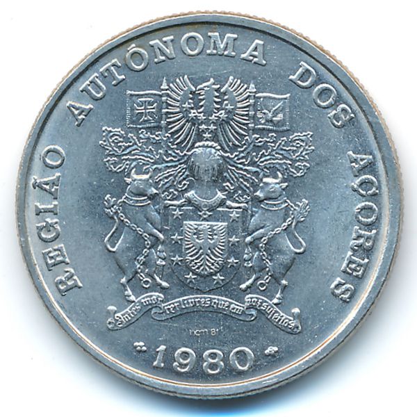 Азорские острова, 25 эскудо (1980 г.)