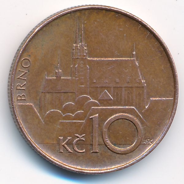 Чехия, 10 крон (1993 г.)