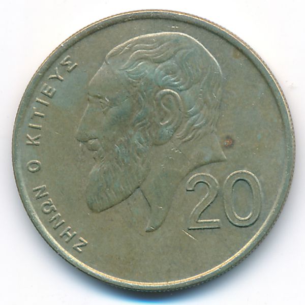 Кипр, 20 центов (1992 г.)