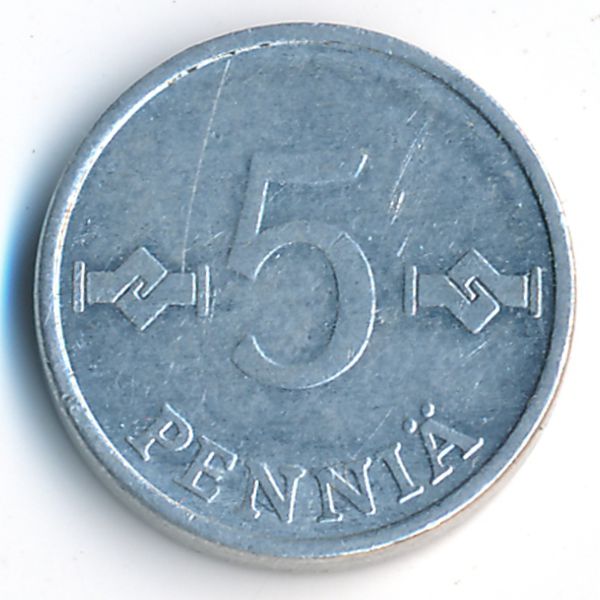Финляндия, 5 пенни (1977 г.)