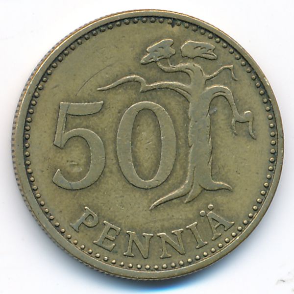 Финляндия, 50 пенни (1963 г.)