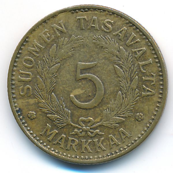 Финляндия, 5 марок (1946 г.)