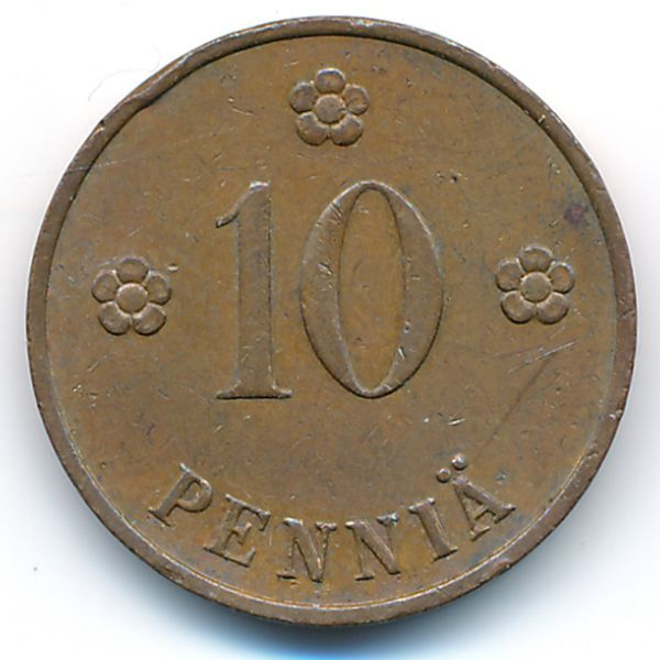 Финляндия, 10 пенни (1936 г.)