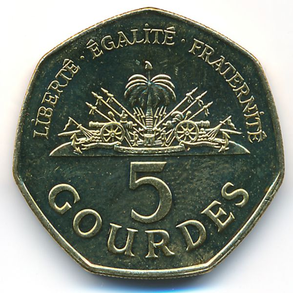 Гаити, 5 гурдов (2011 г.)