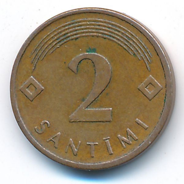 Латвия, 2 сантима (2006 г.)