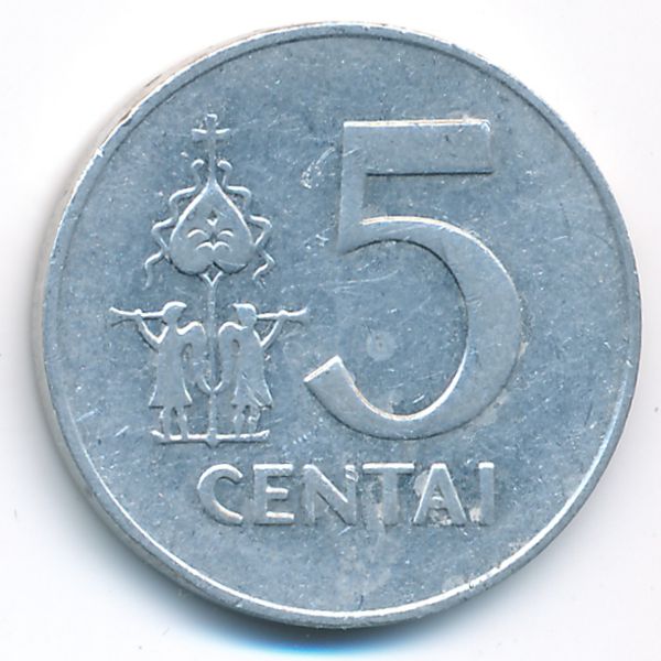 Литва, 5 центов (1991 г.)