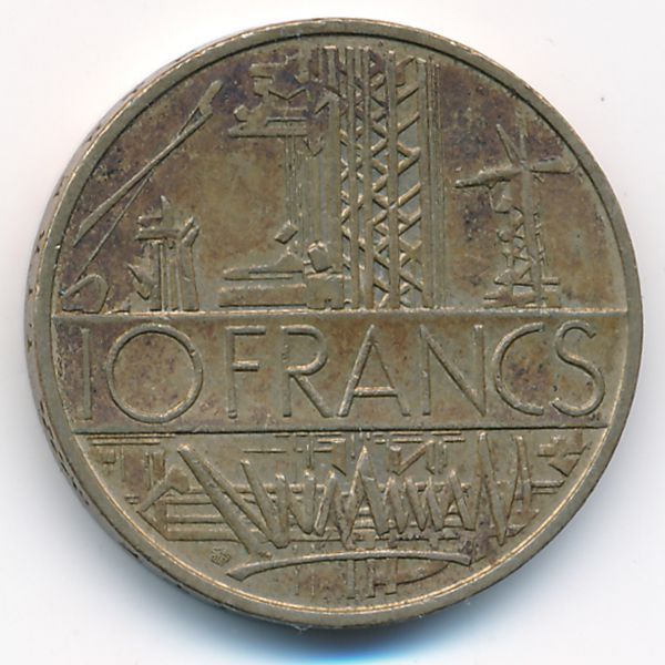 Франция, 10 франков (1979 г.)