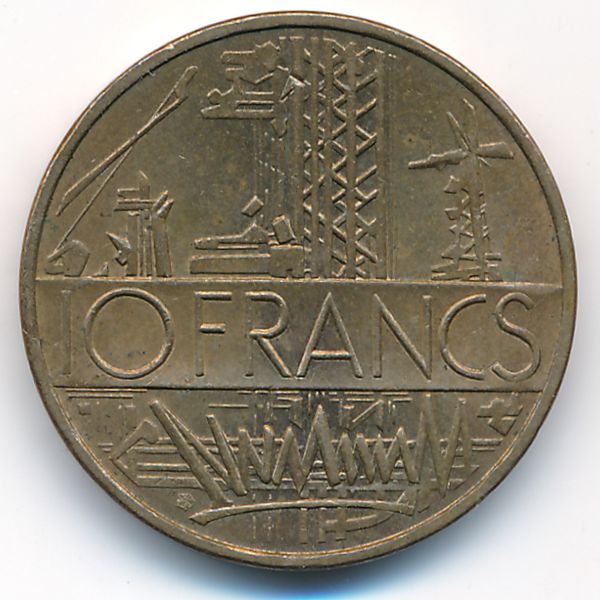 Франция, 10 франков (1984 г.)