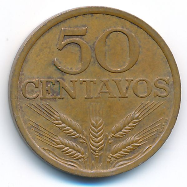 Португалия, 50 сентаво (1972 г.)