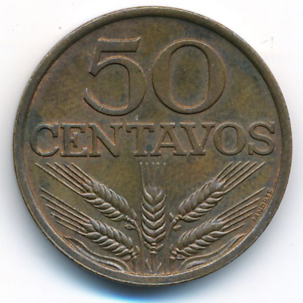 Португалия, 50 сентаво (1978 г.)