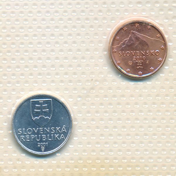 Словакия, Набор монет
