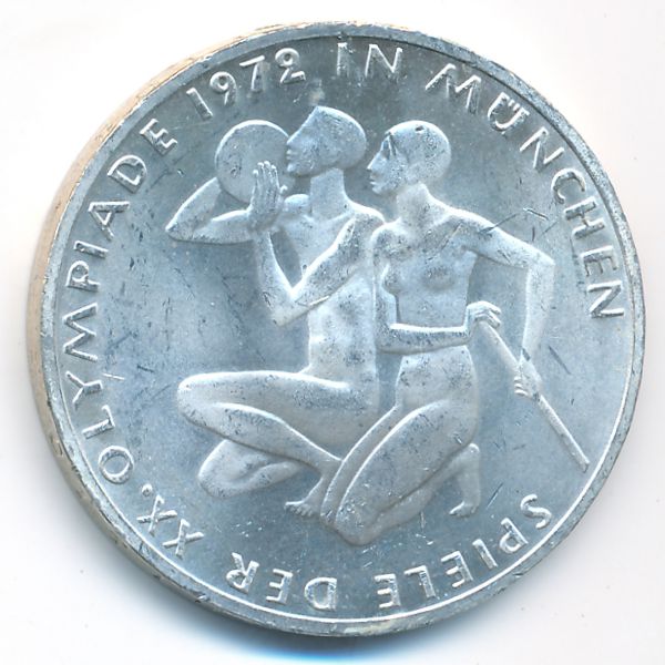 ФРГ, 10 марок (1972 г.)