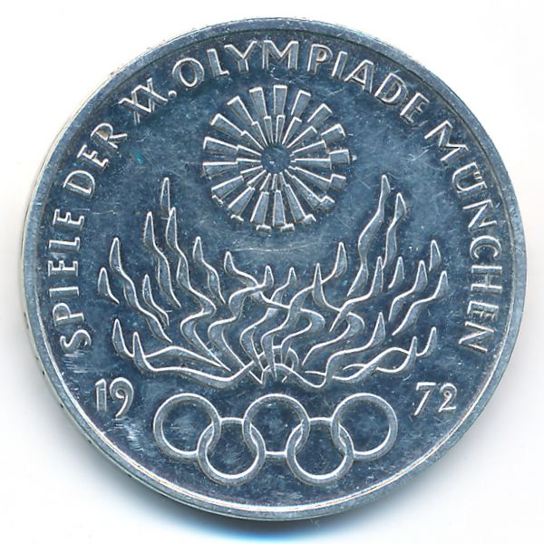 ФРГ, 10 марок (1972 г.)