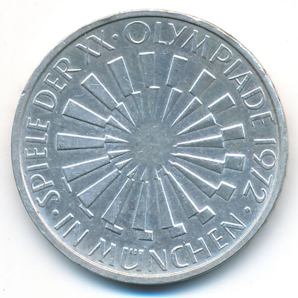 ФРГ, 10 марок (1972 г.)