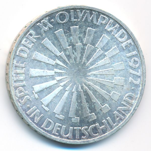 ФРГ, 10 марок (1972 г.)