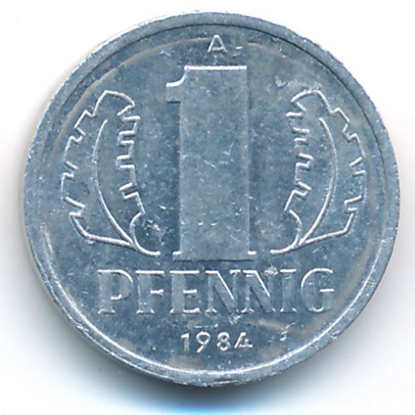 ГДР, 1 пфенниг (1984 г.)