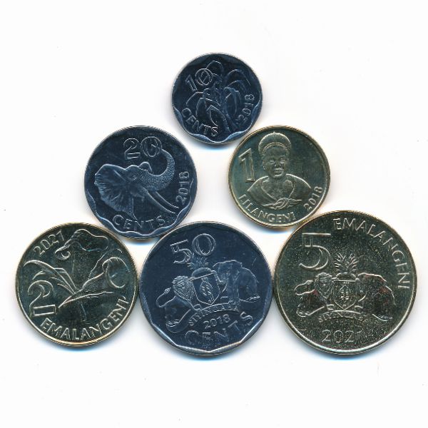 Эсватини, Набор монет