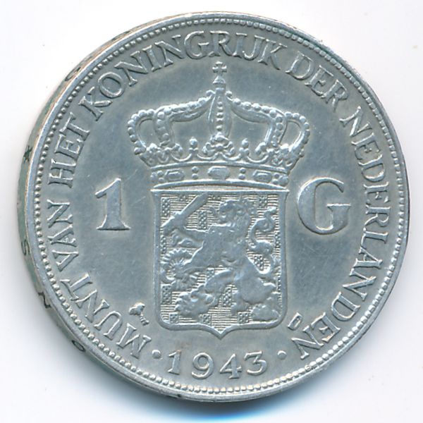 Нидерландская Индия, 1 гульден (1943 г.)