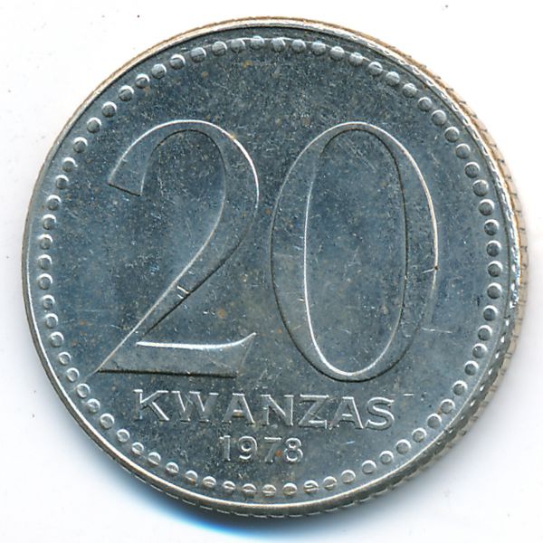 Ангола, 20 кванза (1978 г.)