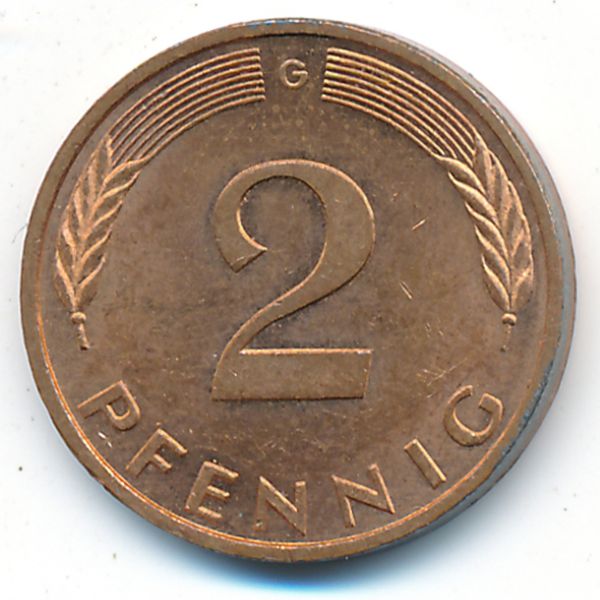 ФРГ, 2 пфеннига (1994 г.)