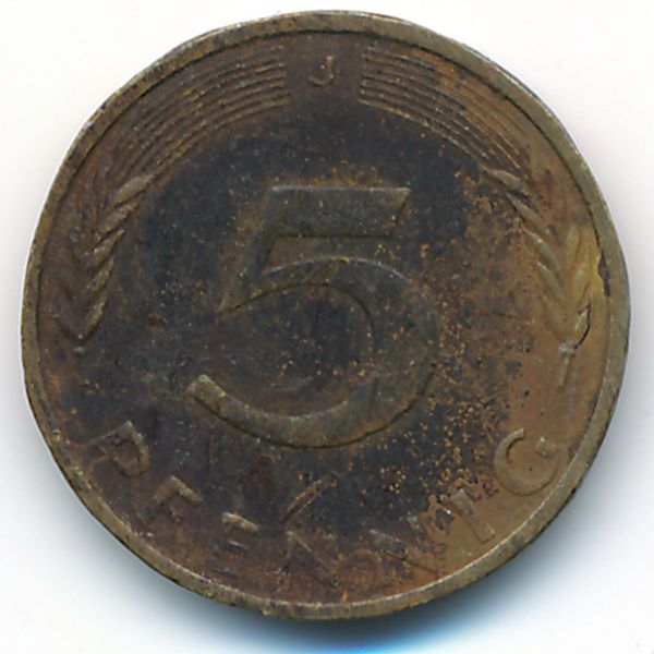 ФРГ, 5 пфеннигов (1971 г.)