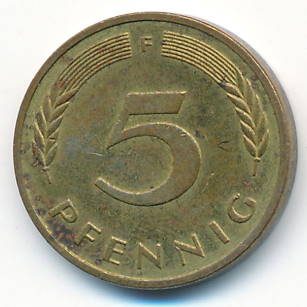 ФРГ, 5 пфеннигов (1994 г.)
