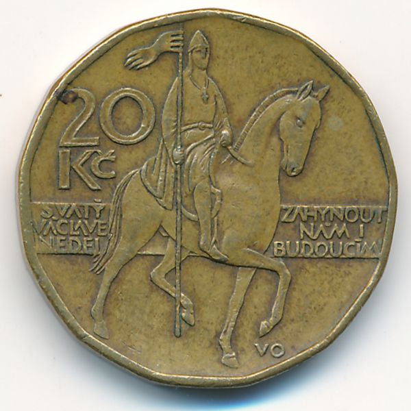 Чехия, 20 крон (1999 г.)
