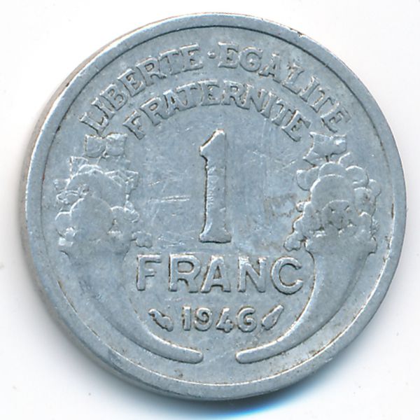 Франция, 1 франк (1946 г.)
