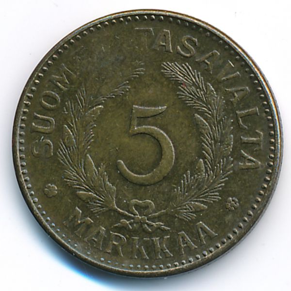 Финляндия, 5 марок (1946 г.)
