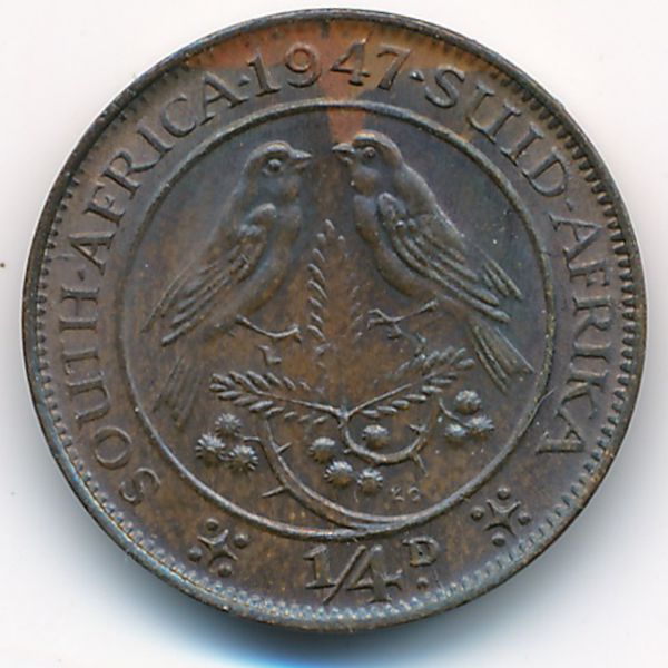 ЮАР, 1/4 пенни (1947 г.)