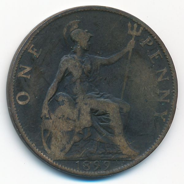 Великобритания, 1 пенни (1899 г.)