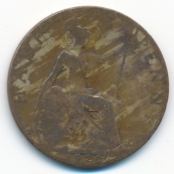 Великобритания, 1/2 пенни (1920 г.)