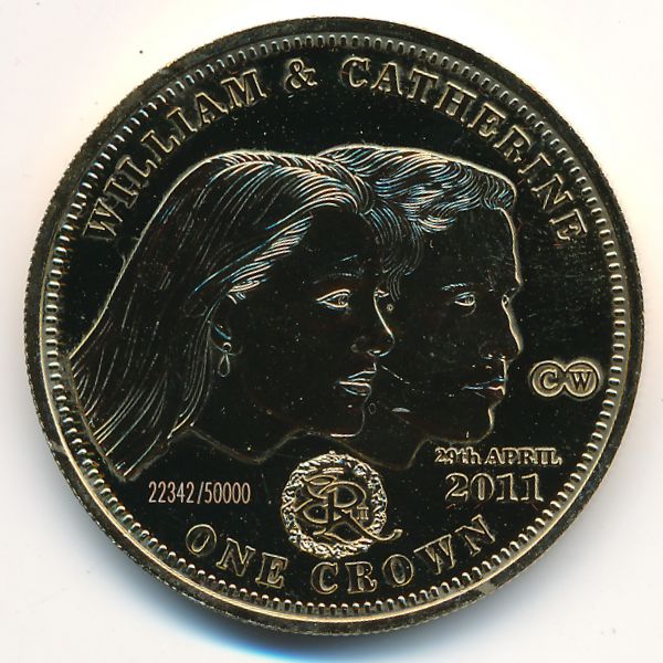 Тристан-да-Кунья, 1 крона (2011 г.)